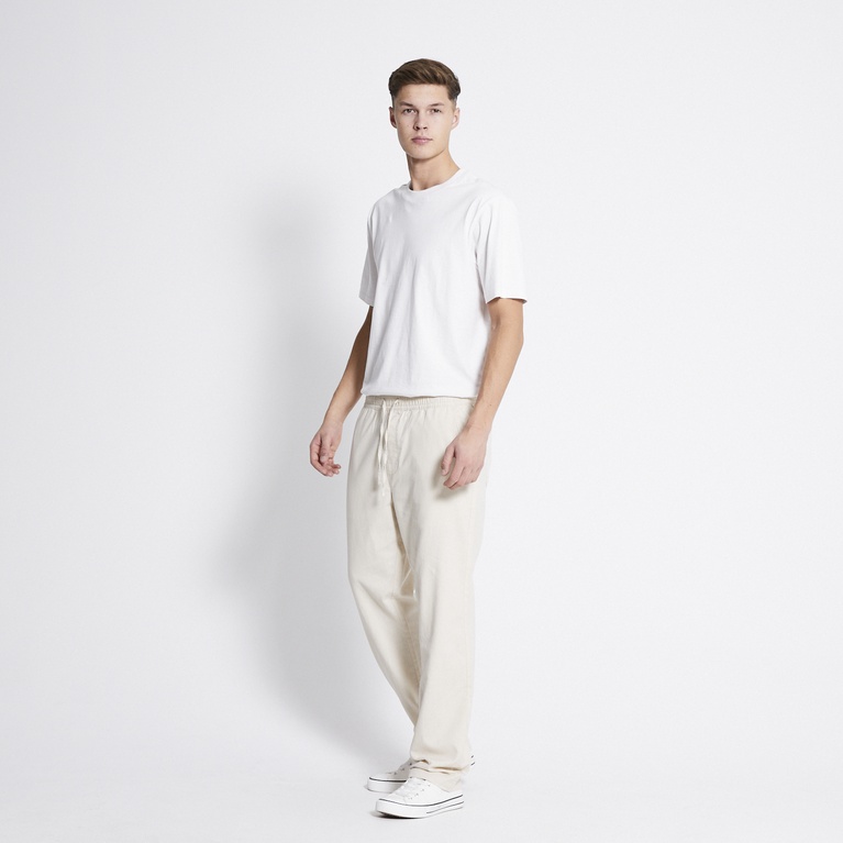 Linen blend pants "Ludvig" Light Beige